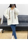 OVERSIZE-JACKE MIT REISSVERSCHLUSS AH250964 WEISS