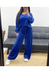 BLUE AH250502 VELVET SET