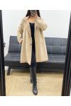 CAPPOTTO MOUMOUTE IN CAMOSCIO AH250508 BEIGE