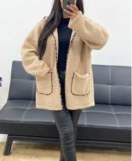 KAPUZENJACKE AH250545 BEIGE