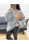 LOVE LOVE LOVE SWEATER AH250530 GREY