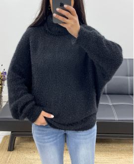 SOFT TURTLENECK SWEATER AH250596 BLACK