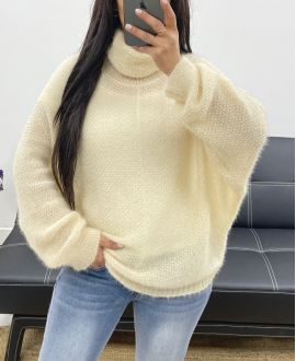 SOFT TURTLENECK PULLOVER AH250596 BEIGE