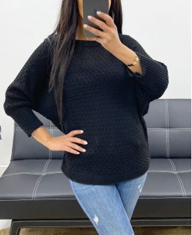 PULLOVER ÄRMEL 3/4 AH250600 SCHWARZ