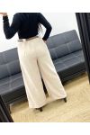 FLARED VELVET AH250614 BEIGE BROEK