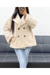 CABAN JACKET AH250609 BEIGE