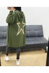 STAR-BACK HOODED VEST AH250682 GREEN