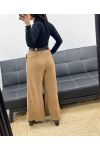 VELVET PANTS + BELT AH250632 CAMEL