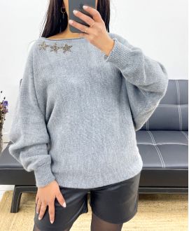 3-STAR PULLOVER AH250691 GREY