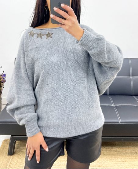 3-STAR PULLOVER AH250691 GREY