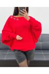 3-STAR PULLOVER AH250691 RED