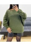 3-STAR PULLOVER AH250691 GREEN