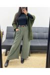 VELVET PANTS + GREEN AH250632 BELT