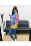 3/4-2 PRINTED SWEATER SLEEVES P0847 TIE AND DYE 2