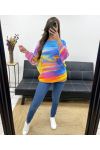 3/4-2 PRINTED SWEATER SLEEVES P0847 TIE AND DYE 2