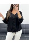 BUTTON TOP AH250791 BLACK