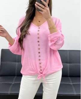 PINK AH250791 BUTTON TOP