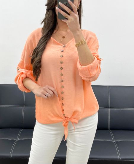 ORANGE AH250791 BUTTON TOP