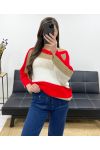 LUREX STRIPED JUMPER AH250652 RED