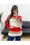 LUREX STRIPED JUMPER AH250652 RED