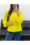 TOP FROUFROU PE185 JAUNE