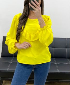 TOP FROUFROU PE185 JAUNE