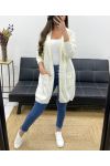 STAR-BACK HOODED VEST PE0324 WHITE