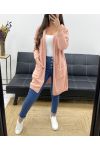 STAR-BACK HOODED VEST PE0324 PINK