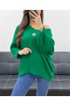 PULLOVER ETOILE PE0317 EMERAUDE