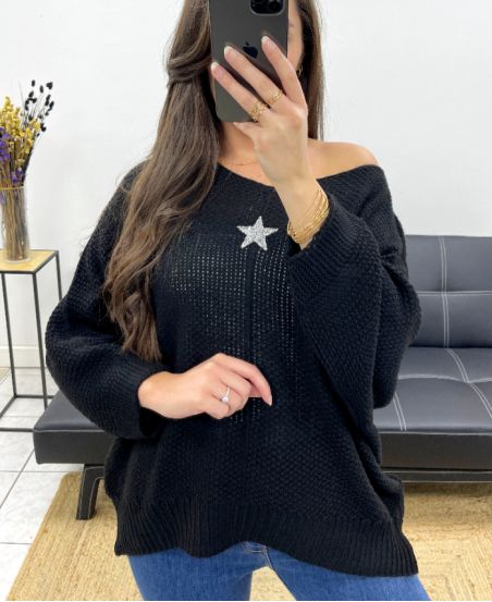 MAGLIA STAR PE0317 NERO