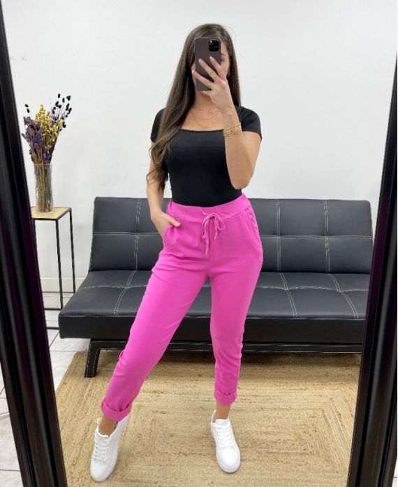 PANTALON PE0296 FUSHIA