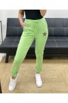 PANTALON ETOILE PE0267 VERT ANIS