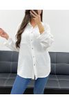 COTTON GAUZE SHIRT POCKET PE0193 WHITE