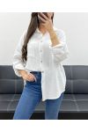 BOLSILLO CAMISERO DE GASA DE ALGODÓN PE0193 BLANCO