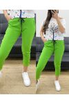 PANTALON PE0339 VERT ANIS