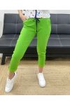 PANTALON PE0339 VERT ANIS