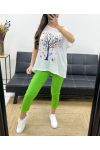 PANTALON PE0339 VERT ANIS