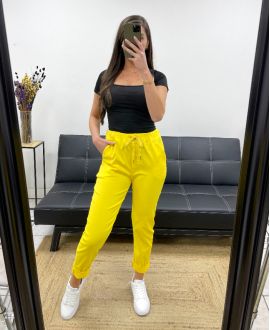 PANTALON PE0296 JAUNE