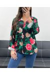 PE0429 CAMISA ESTAMPADA LILA