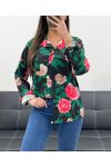 PE0429 CAMISA ESTAMPADA LILA