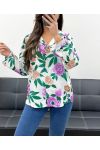 PE0429 CAMISA ESTAMPADA LILA