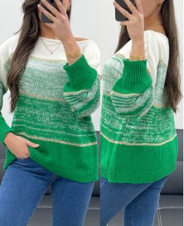 GRADIENT COLOR SWEATER PE0102 EMRAUDE