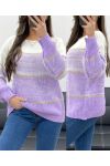 SWEATER GRADIENT COLOR PE0102 LILA