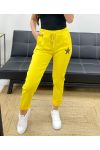 PANTALON ETOILE PE0267 JAUNE