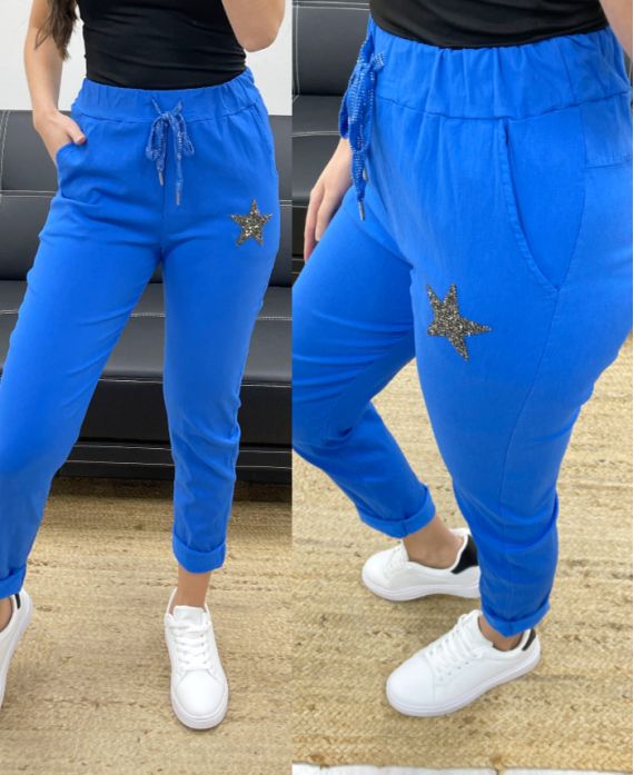 PANTALON ETOILE PE0267 BLEU ROYAL