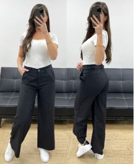 4-PACK STRIPED TROUSERS M-L-XL-XXL PE0146 BLACK