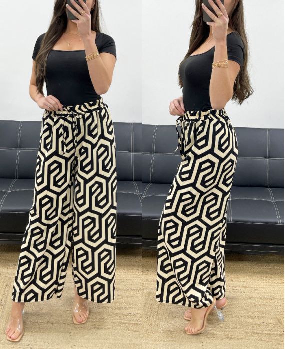 OPAQUE PALAZZO TROUSERS PE0326-3