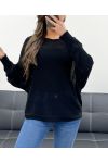 PULL DOS NOEUDS RUBAN PE0122 NOIR