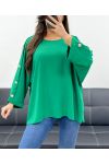 OVERSIZED BUTTON TOP PE0251 EMERALD