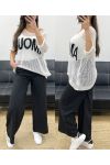 LOVE KNITTED SWEATER LUREX PE0166 WHITE